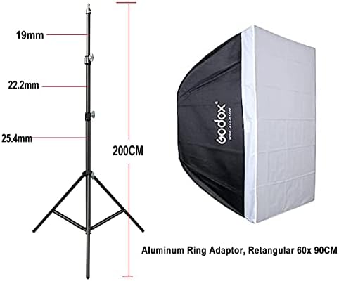 Godox MS300 2 ЕЛЕМЕНТА Комплект професионално осветление за фотография с мощност 600 W, Компактни Студийная светкавица, стробоскоп,