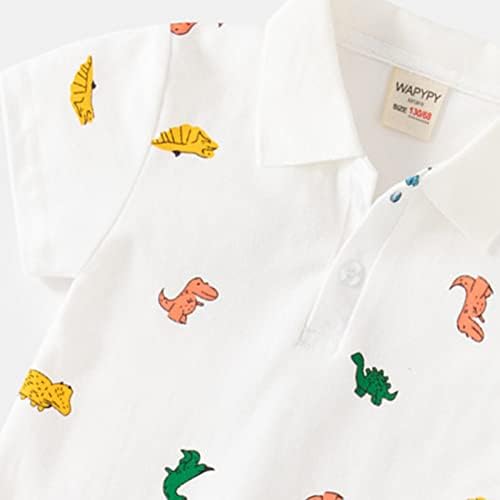 Тениска с къс ръкав за малки момчета и момичета, Детски Блузи с шарени Великденски Мультяшного Заек, Тениска (0314H-Бяло, 2-3 години)