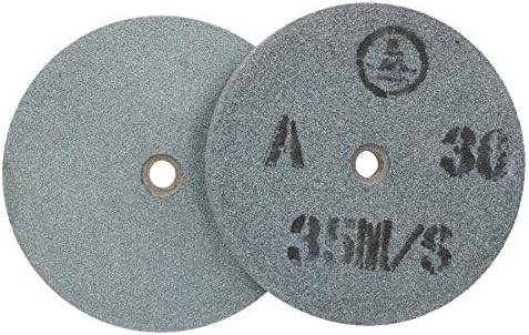 Шлифовъчни дискове за десктоп wheelhead машини 6 150 мм с шкурка 36 (голяма) и 60 (плитко) 2 елемента