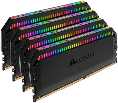 Настолна памет Corsair Dominator Platinum RGB 64 GB (4x16 GB) DDR4 3600 (PC4-28800) C18 1.35, черен