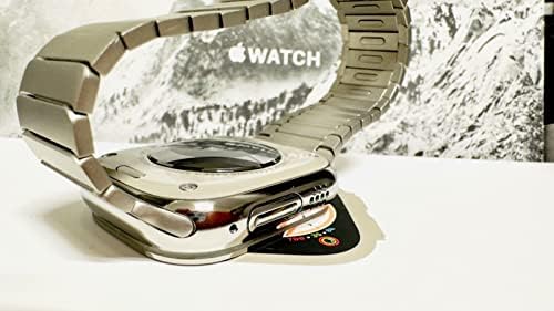 Обичай часовници iWatch ULTRA с Диамантена Обработка 49 ММ с титанов щанга с каишка