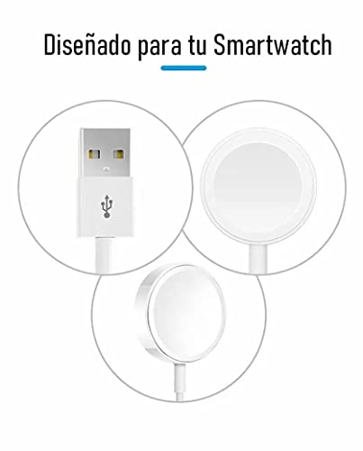 Кабела на зарядното устройство VAYRUS USB Съвместим с Apple Watch 1 2 3 4 5 6 7 SE