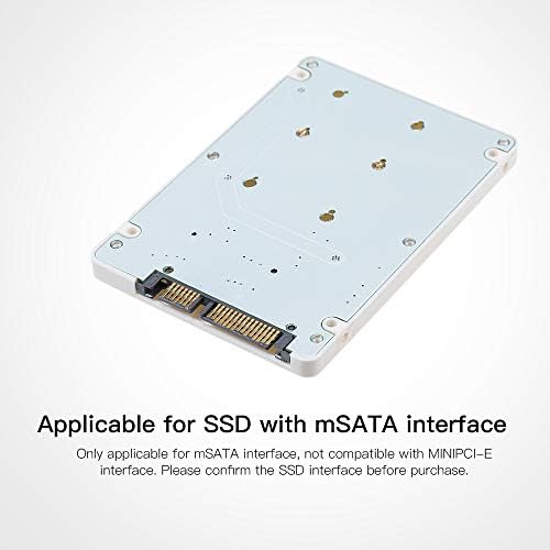 Адаптер HUIOP за да се свържете с 2,5-инчов широк SSD-накопителю, Конвертор на твърд диск на 3,0-инчов картата с Калъф