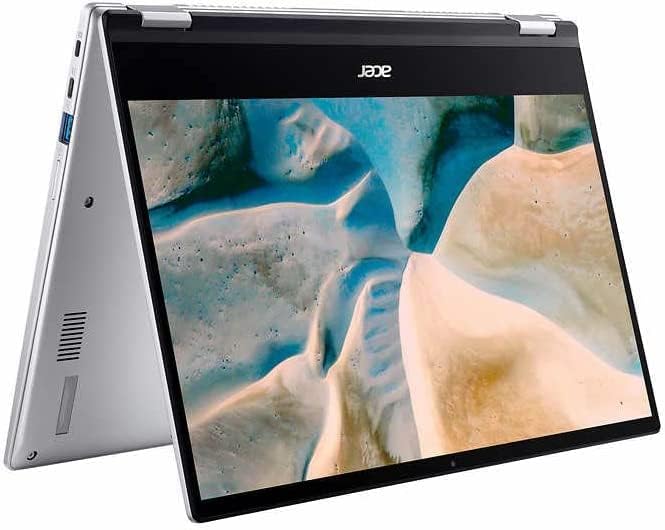 Лаптоп Acer Chromebook 14 FHD 2 в 1 със сензорен екран за студентите и бизнес потребителите, AMD Ryzen 3 3250C, 8 GB ram, до 256 GB памет