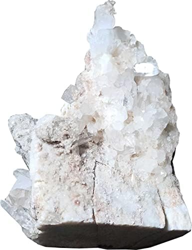 ALDOMIN® Натурален Заредена с Енергия Клъстер семена прозрачен кварц Geode, Лечебен Кристал Лекува Груба форма (948 грам)
