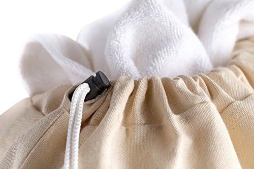 Хлопчатобумажный чанта за дрехи - Сверхпрочный моющийся чанта за дрехи с шнурком ще се Превърне в чудесен матерчатым чанта за съхранение на спалния чувал, подложка
