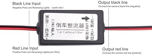 Кондензатор Реле Горивна Камера за обратно виждане на автомобила KOFORD 12V DC Power Конектор Автоматичен филтър Реле на Кондензатора