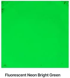 Hemway Циментов Боя Прахобразен Пигмент За Оцветяване на бетон, Хоросан, Сочещи на Прах Тухлена Тонер Мазилка - UV-Флуоресцентно осветление Неон Ярко зелено - 100 г / 3,5 гр?