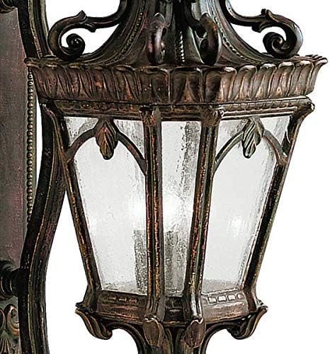 Външен Стенен монтаж лампа Kichler Tournai 37,75 4 Light с Прозрачен Затравленным Стъкло в Лъндъндери