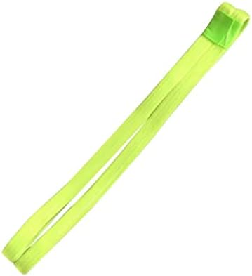 SDGH Дамски гумени ленти за коса на ярки цветове за Йога, Спортна Превръзка на главата, спортна устойчива на плъзгане Еластична гумена спортна лента за бягане (Цвят: с