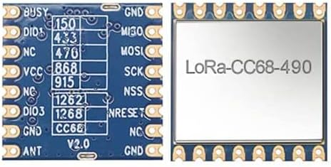 Модул Lubeby Smart Suzan 16 *16 мм, евтин SPI-порт на базата LLCC68, модул на Suzan 868 Mhz LoRa-CC68 и LoRa-CC68-TCXO, съвместим
