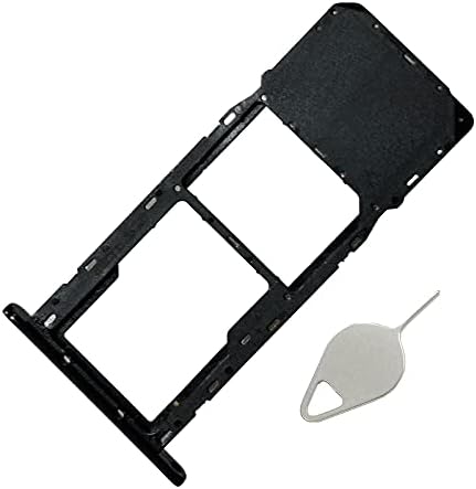 K51 Тава за една SIM карти, преносим държач за карти Micro SD за LG K51 LM-K500UM LM-K500QM LM-K500MM 6,4 инча (черен цвят)