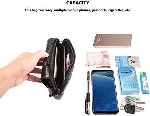 Чанта през рамо от естествена кожа за Samsung Galaxy note10/s20 +/s20 ultra/Note10 + Чанта чантата си През рамо, за жени и мъже, Мини