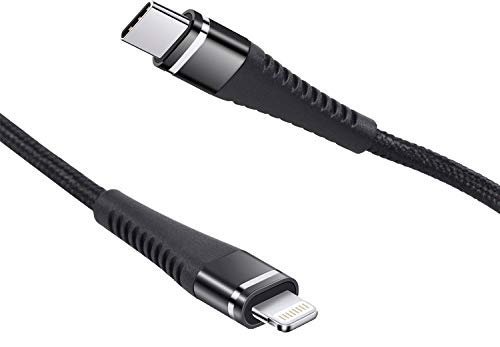 Кабел ZWIK Type USB-C Светкавица (5 фута, сертифицирани Пфи) за Apple iPhone 13 Pro 13 12 Pro Max 12 11 X XR XS Plus 8, AirPods