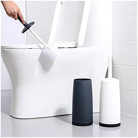 Набор от тоалетни четки BIGWOMAN Подова Четка за Тоалетна Пластмасова Основа с капак за Дълбоко Почистване Инструмент за почистване на Баня Набор от Аксесоари за баня