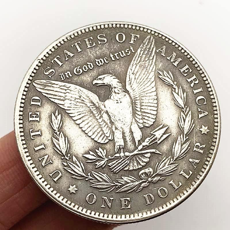 Американска коледна монета 1921 година, антични медна възпоменателна монета от старо сребро, колекция от монети, плавателни съдове,