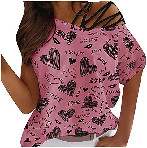 Риза с ръкави MIASHUI Линг, Блуза, за Женщинкотоновое Сърце с принтом, Модни и Ежедневни Тениска, Дамска риза