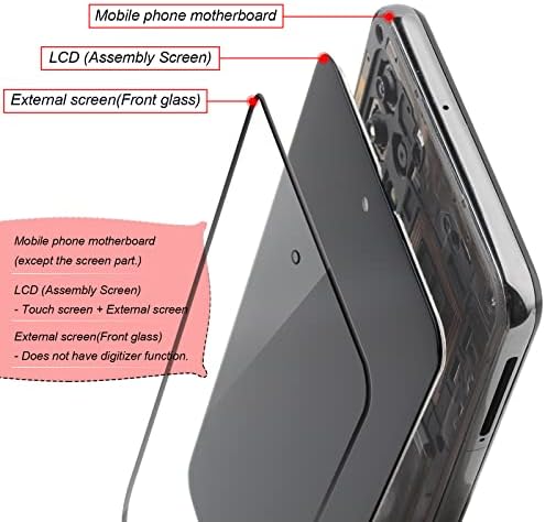 Цветен екран за Samsung Galaxy S20 FE/S20 FE 5G Смяна на LCD дисплей за Samsung S20 FE SM-G781 G781B G781U G781F Дигитайзер с докосване на