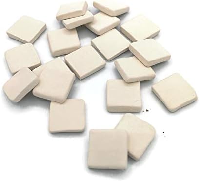 Комплект от 20 Квадратни Плочки за приготвяне на Керамични Супа Малка Събиране на Ръчно изработени Малка Мозайка Огромно количество