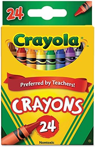 Цветни моливи Crayola 523024 класически цветове, търговия на Дребно опаковка обвързани, 24 Цвята