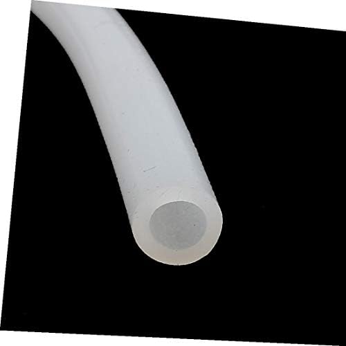 X-DREE 5 mm x 8 mm Термостойкая Мека силиконова тръба Дължина на маркуча 2 м (5 mm x 8 mm tubo de manguera de tubo de silicona, гъвкав, устойчив на високи температури, с дължина 2 м