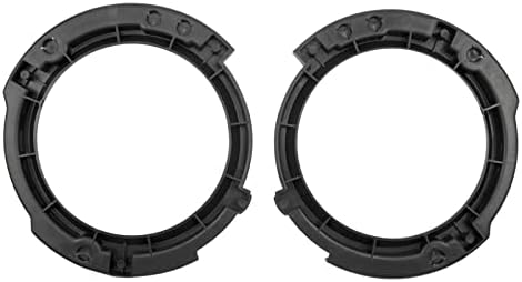 През цялата набор халки за закрепване на фарове с метален пръстен за фарове, подходящ за Jeep Wrangler JK 2007-2017, черен,