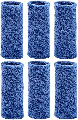 Уникални Спортни Гривни за кърпи дължина от 6 Сантиметра на Китката (6 опаковки)