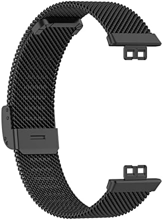 Каишка 3Chome Band е Съвместим с умни часовник Huawei Watch Fit, верижка от неръждаема Стомана, Линк към гривна за Huawei Watch
