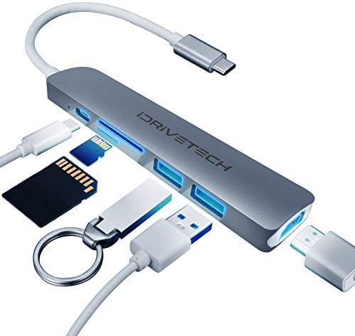 Хъб IDriveTech USB C 6 в 1