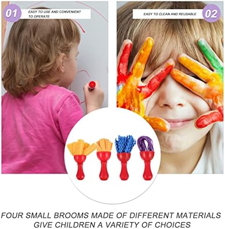 Tofficu Инструмент Гъба Началото на Боя За деца Четки за рисуване и Colorization Акрилни Детски Инструменти за рисуване на Текстури