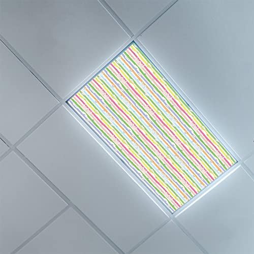 Капачки флуоресцентни лампи за таван разпръскване панели-Rainbow модел-Покрива флуоресцентни лампи за по-хладно кабинет-Окачен таван