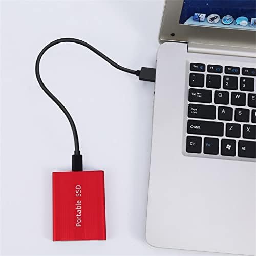 Преносим SSD устройство KJHD USB 3.0 USB-C 1 TB 500gb Външен твърд диск на 6.0 Gb/сек. Външен твърд диск за десктоп камера на лаптоп или сървър (Цвят: черен размер: 1 TB)