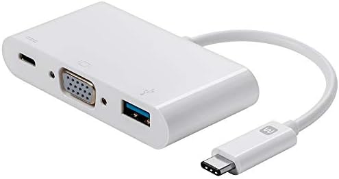 Адаптер Monoprice USB-C за HDMI - бяло, поддържа скорост на трансфер до 10 Gbit /s и USB 3.1 SuperSpeed серия Select (114504)