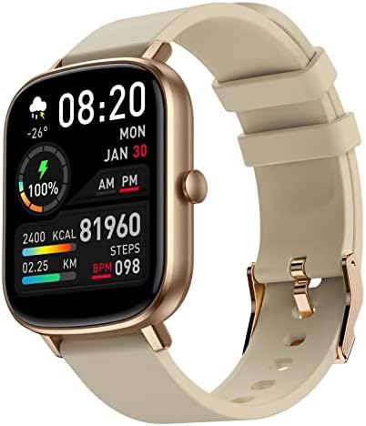 Смарт часовници Bzdzmqm за iPhone, Android, 1,7-инчови HD-умни часовници с пълен сензорен екран, способни да приемат/ да наемат разговори,