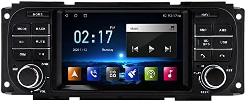 Android 12 за Jeep Grand Cherokee, Wrangler Dodge, Chrysler Автомобилната Навигация 5 Инча Сензорен Екран 4 + 32 GB Огледален