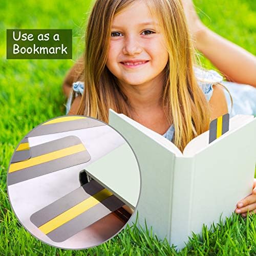 18 от опаковки ленти за ръководството на четене, цветни отметки с подсветка, жълти ивици за четене, помощ при дислексия-за деца Crystal и