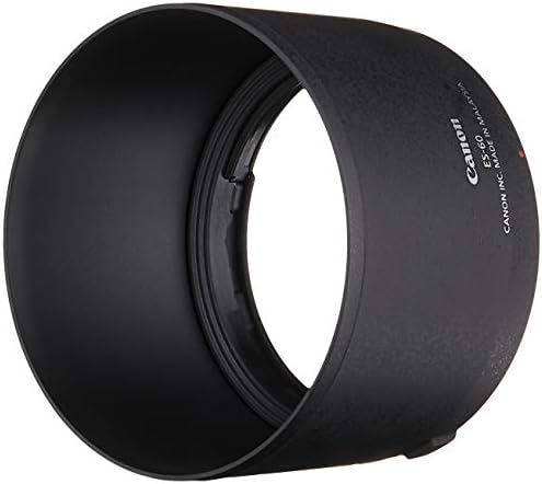 Сенник за обектив обектив Canon Cameras US ES-60 Черна, в пълен размер (2440C001)