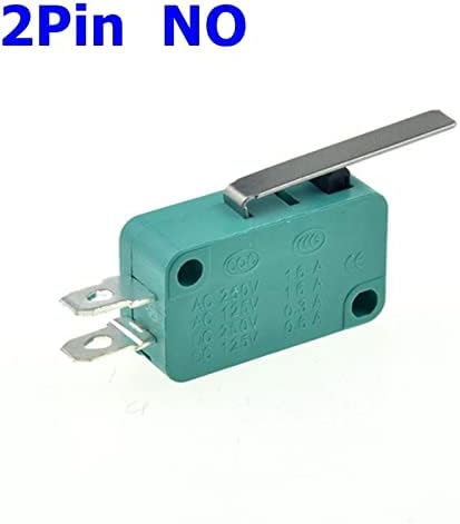 ANIFM Микроконтактный ключ 16A 250 125 В SPST 4,8 мм контакт, без NC-Нормално открит и Закрит 16 мм 52 мм Електродъгово сачмен лост