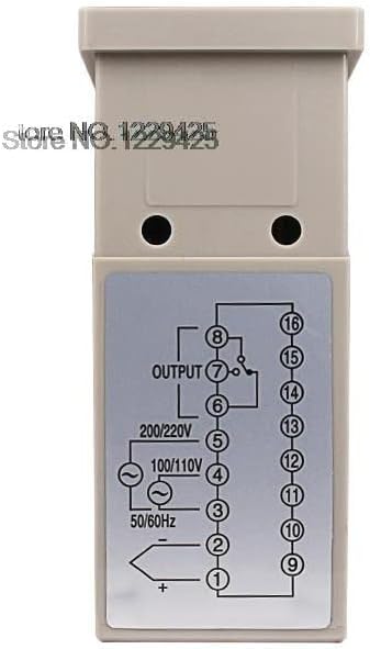 48X96 Уред за контрол на температурата E5EM Дисплей отклонения 110/220 В Двойна захранване за Монтиране на регулатора на температурата
