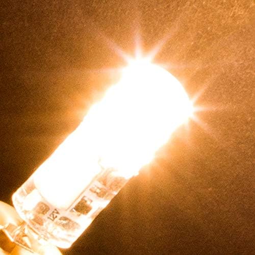 Led лампа Simba Lighting G4 (5 бр.) 1,1 W T3 10 W, работа на смени халогенна лампа 12v ac/dc, Двухконтактное основата на JC