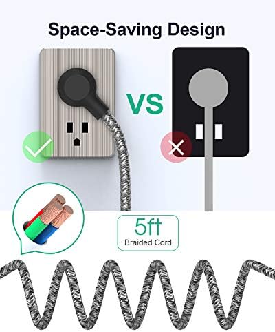 Удължителен кабел за захранване от USB, Монтируемый Плосък щекер удължителен кабел за захранване + Разклонител контакта - Защита