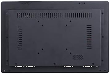 HUNSN 14-Инчов led Промишлен 2-мм-вградени панелен КОМПЮТЪР, 10-точков Капацитивен сензорен екран, Intel J1900 Windows 10 pro или Linux Ubuntu, PW09, 3 x COM, VGA, HDMI, LAN, 8G RAM, SSD 512G