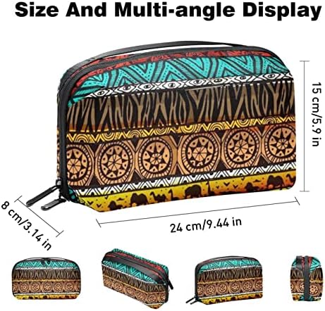 Косметичка в африка етнически стил 1 за жените, скъпа модерна дамска чанта, водоустойчив косметичка, голям пътна чанта за тоалетни