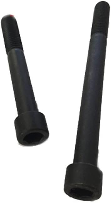 2 елемента M14 * 30 мм, черен цвят, на шестостенния винт с вътрешен шестигранник лъскава повърхност дължина на болта машина нокти 8,8