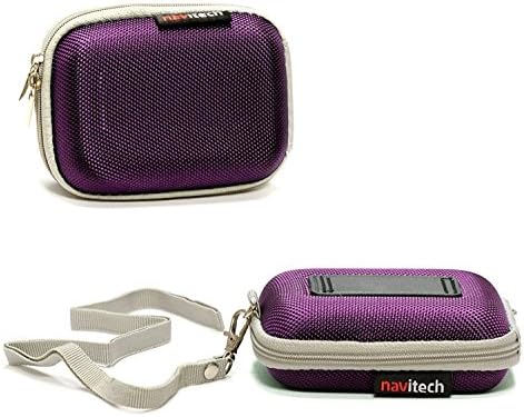 Твърд защитен калъф за часа /гривна Navitech Purple, Съвместим с фитнес гривната от Garmin 010-01225-00 Vivofit