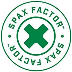 SPAX 4571820801005 Шестостенни корона 5/16 x 4 HCR (висока устойчивост на корозия) PowerLag Contractor Pax (50 броя в кутия)