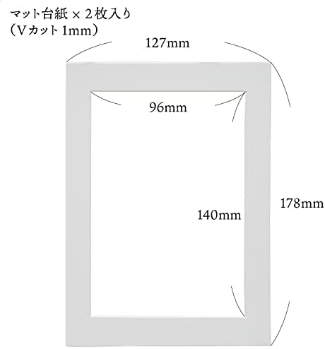 Рамка за дисплея на Kenko PS-MF-2LWT-WH, 0,5 литра (2 л), 2 Страни, Вертикален тип, Бял