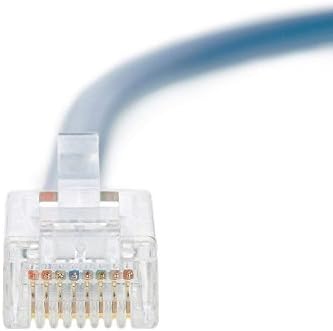 Инсталационните части (100 бр Ethernet Кабел CAT6 Кабел UTP, Без да сваля 6 фута - Синьо - Професионалната серия - Мрежов кабел 10 Гигабита