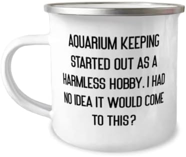 Съдържанието на аквариума започна като Безобидно хоби. Аз Пазя В Аквариума 12-унционную Готварска Чаша, Неподходящи Подаръци За Аквариум,
