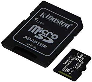 Kingston 64GB microSDHC Платно Select Plus 100 MB/s За четене на карти памет A1 Class 10 UHS-I 2-Pack + адаптер (SDCS2/64GB-2P1A)